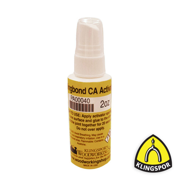 Klingbond CA Adhesive Activator - Pump 2 oz. Klingbond CA Adhesive Activator - Pump 2 oz.