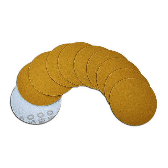 5" Gold 400 Grit H&L Disc 10pk