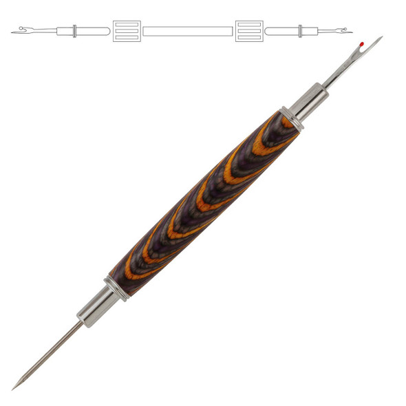 Seam Ripper & Stiletto 2-in-1 Chrome