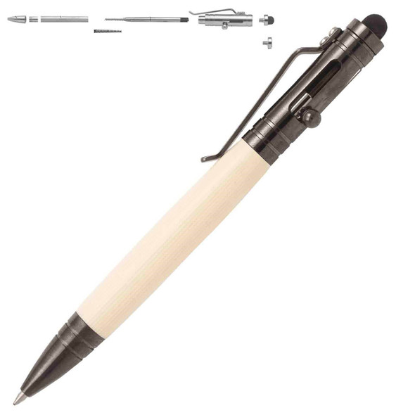 Bolt Action Tec-Pen Kit Gunmetal Bolt Action Tec-Pen Kit Gunmetal