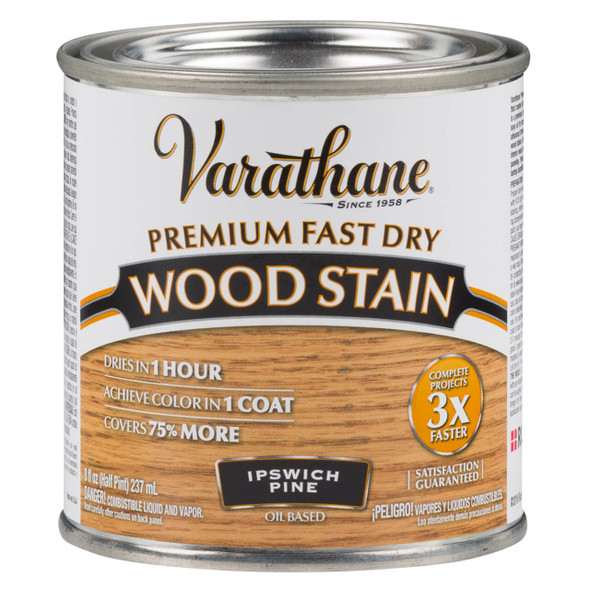 Varathane Premium Fast Dry Wood Stain Ipswich Pine Half Pint