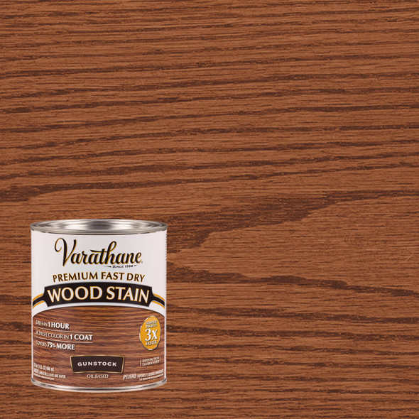 Varathane Premium Fast Dry Wood Stain Gunstock Quart