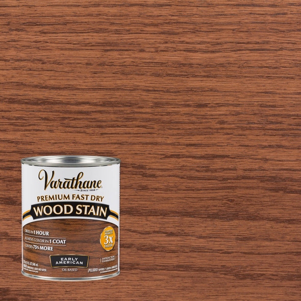 Varathane Premium Fast Dry Wood Stain Early American Quart