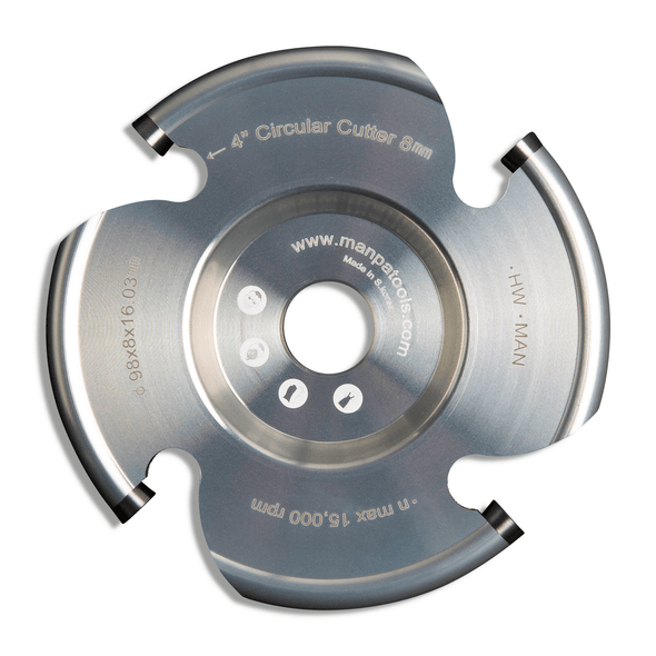 Manpa 4" Circular Cutter 8MM (5/8"-11)