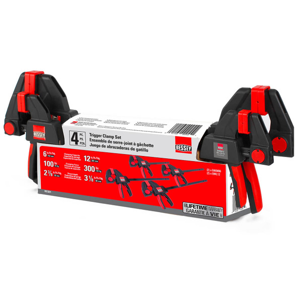 Bessey One Hand Clamp Kit