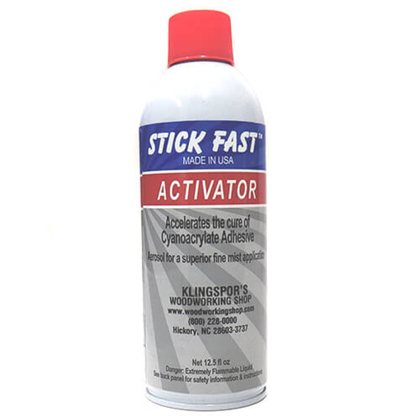 Stick Fast CA Glue Activator, Aerosol 12.5oz