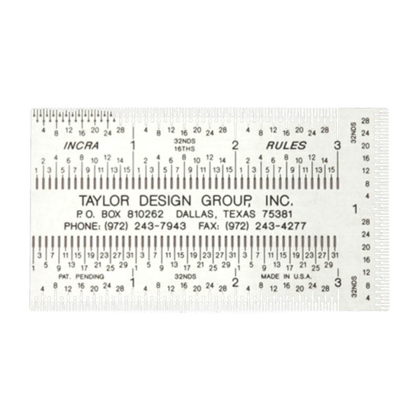 3" x 2" Pocket Rule