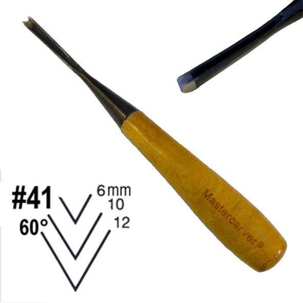 Mastercarver 6mm 60 Deg. V-Tool Mastercarver 6mm 60 Deg. V-Tool
