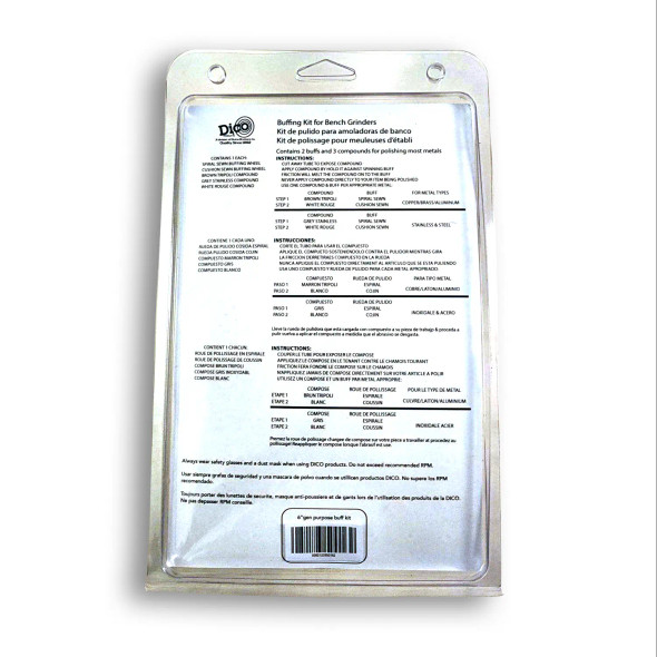 Dico 6" Buff Kit General Purpose Bench Grinders