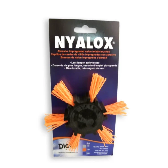 Dico Nyalox Flap Brush 4" Orange 120 Grit