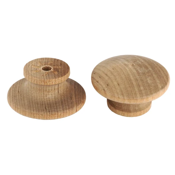 Birch Knob 1-1/2" Dia / 2pk