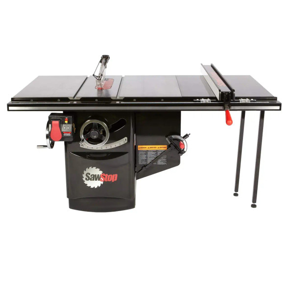 SAWSTOP 10-Inch Industrial Cabinet Saw, 5-HP, 36-Inch Industrial T-Glide Assembly