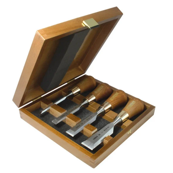 Narex Bevel Edge Butt Chisel Set Of 4