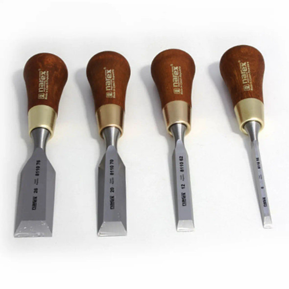 Narex Bevel Edge Butt Chisel Set Of 4