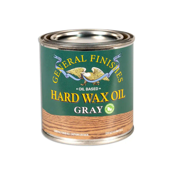 Hard Wax Oil Gray 1/2 Pint