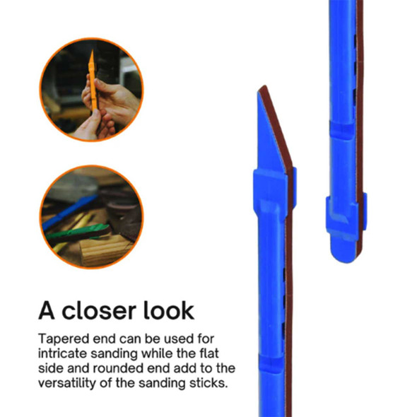 1/2 X 8" 240 Grit Sanding Stick