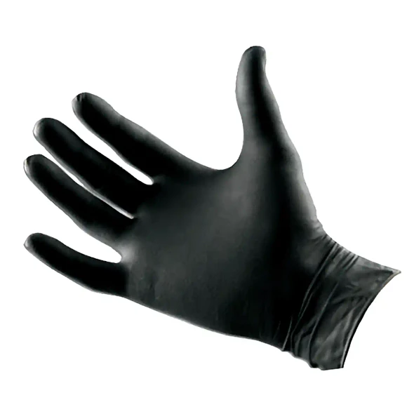 Klingspor Medium Black Nitrile Gloves 100pk