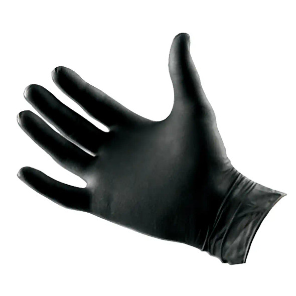 Klingspor Medium Black Nitrile Gloves 100pk