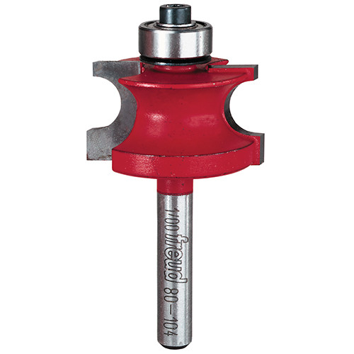 Freud Traditional Beading Bit, 3/16" Radius, 11/16" Carbide Height, 1/4" Shank, 2-5/16" Overall Length