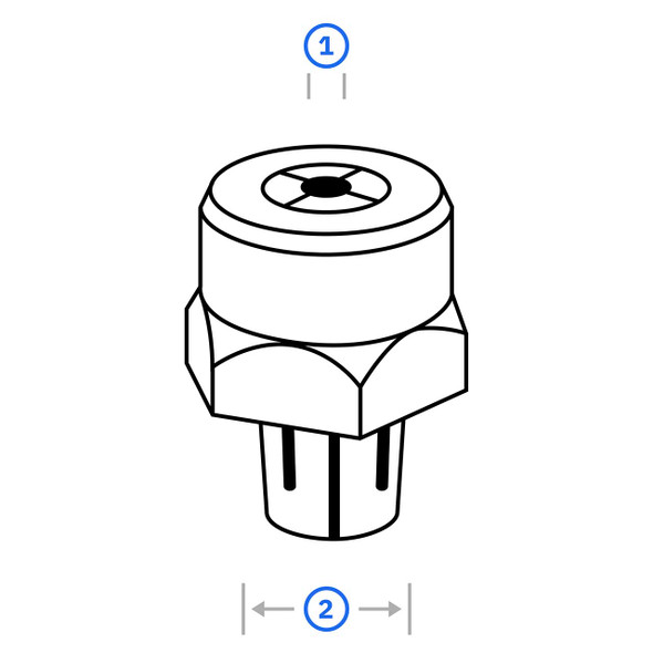 Shaper 8mm Collet With Nut