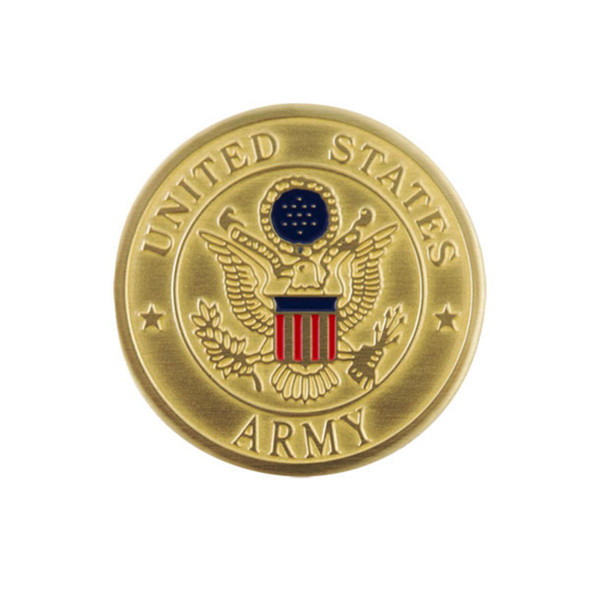 *CLOSE OUT* Bottle Stopper Inlay Emblem - US Army