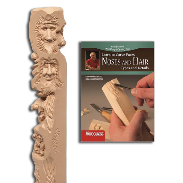 Noses & Hair Study Stick W/Booklet