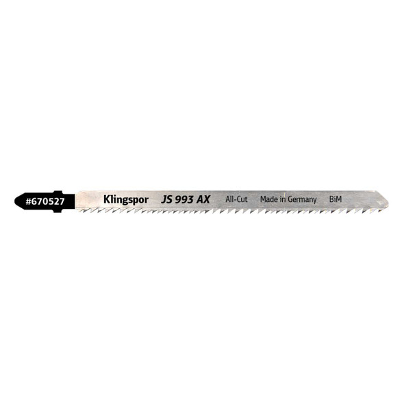 Klingspor Jigsaw JS 993 AX All-Cut 5” x 5/16” x 3/64” 10-14 TPI 5pk
