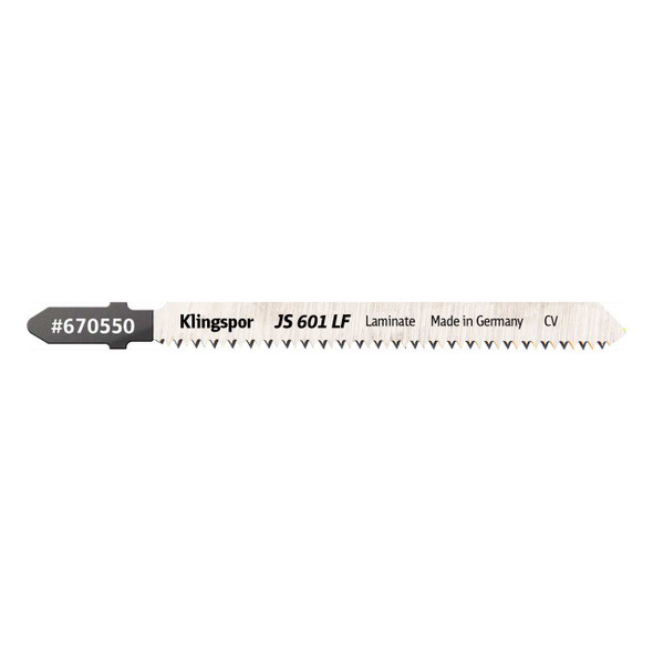 Klingspor Jigsaw Laminate Blade JS 601 LF 4” x 5/16” x 1/16” 17 TPI 5pk