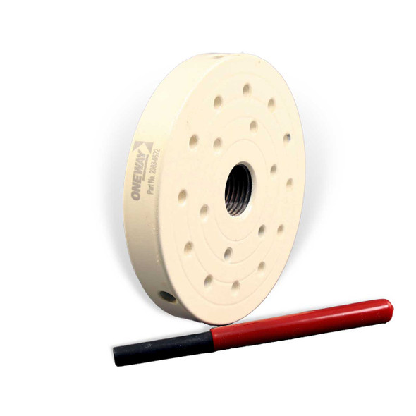 Oneway 6" Faceplate 24 Holes 1.25 x8 Tpi