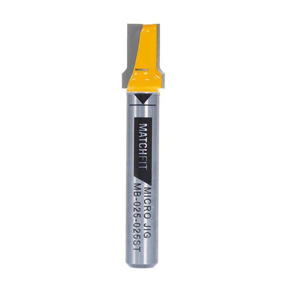 Matchfit Relief Straight Router Bit 1/4 x 1/2 Shank