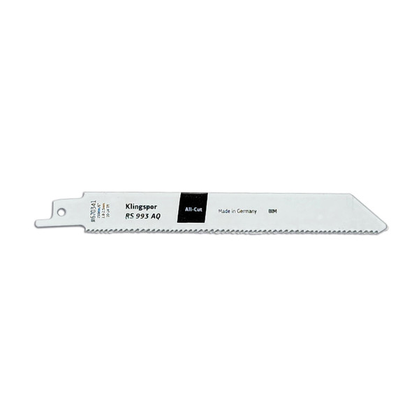 Klingspor Reciprocating All-Cut Blades, 6" x 3/4" x 5-1/4" TPI10-14  5pk