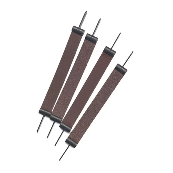 1/2" 80 Grit Pin-Less SS Belts 4pk