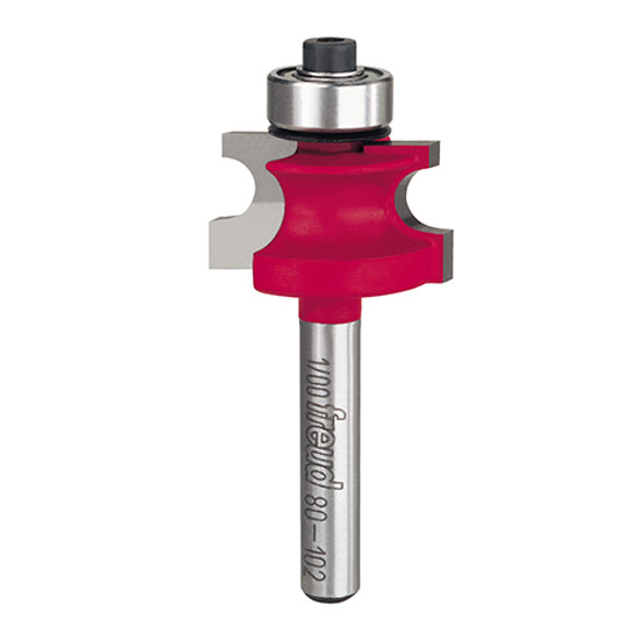 Freud Traditional Beading Bit, 1/8" Radius, 9/16" Carbide Height, 1/4" Shank 2-3/16" Overall Length