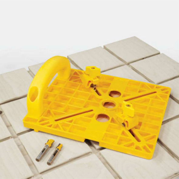 Matchfit Grid Routing Guide  (Base, Relief Bit, Dovetail Bit, 1/4" Shank Only)