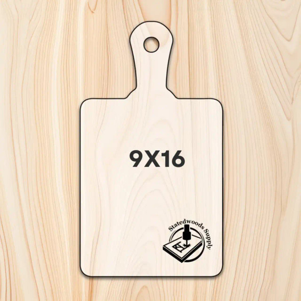 Statedwood Celtic Style Cutting Board Template 9x16"
