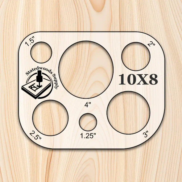 Statedwood Radius Hole Template Jig 10x18"