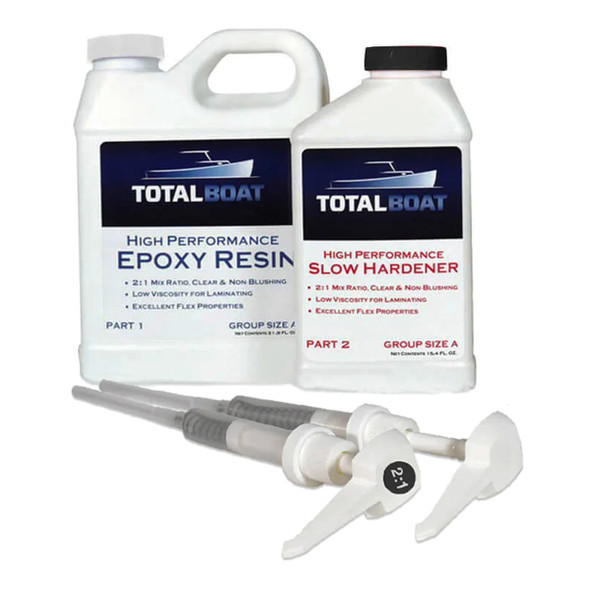 TotalBoat High Performance Epoxy - Slow Quart Kit TotalBoat High Performance Epoxy - Slow Quart Kit