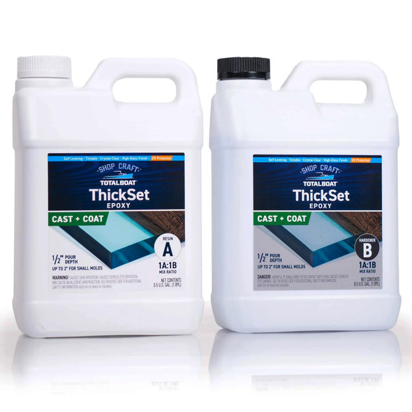 Totalboat Thickset Cast & Coat Deep Pour 1 Gal. Resin Kit