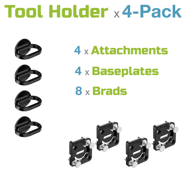 *CLOSEOUT* Wallwerx Tool Holders Single 4pk