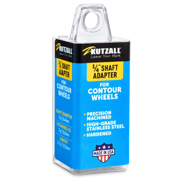 Kutzall 3/8" Mounting I.D. 1/4" Shaft Adapter X 2-1/4" L