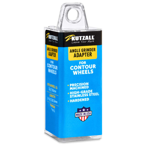 Kutzall 3/8" Mounting I.D. Angle Grinder Adapter X 2-1/2" L X 5/8-11 Thread