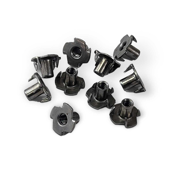 1/4-20 4 Prong T nut 10Pk