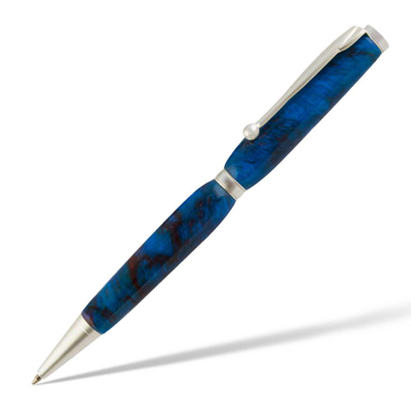 Slimline Twist Pen Kit Satin Chrome