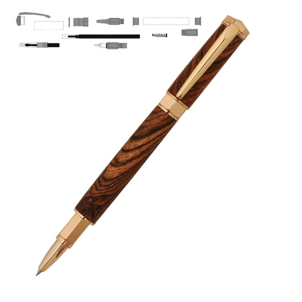 Vertex Supreme Rollerball Pen Kit Gold