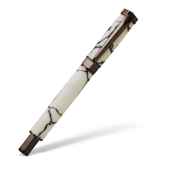 Vertex Supreme Fountain Pen Kit Chrome W/ Gold Accents