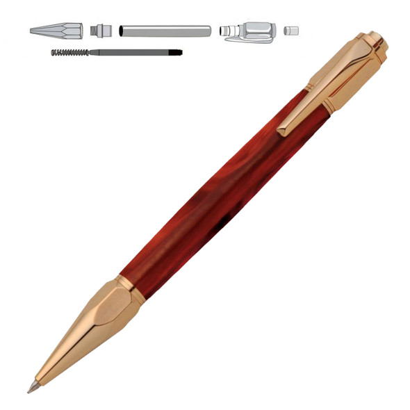 Vertex Click Pen Kit Gold