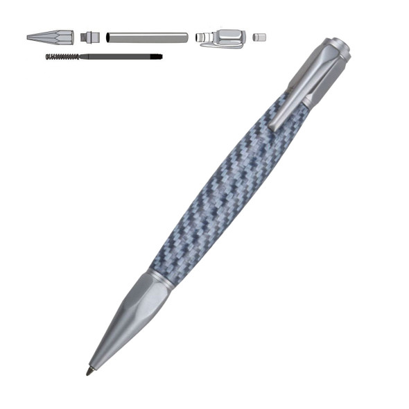 Vertex Click Pen Kit Brushed Satin