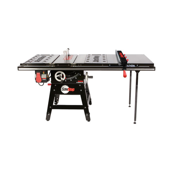 Sawstop Contractor 1.75HP Saw with 36”  T-Glide Advance Fence, Rails & Extension Table
