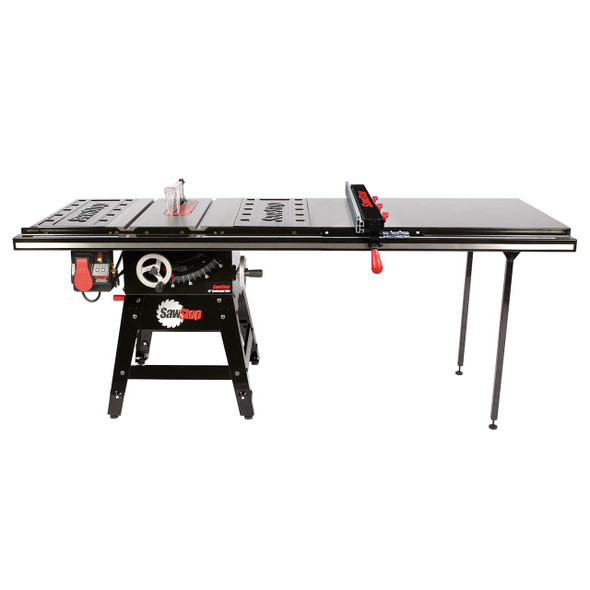 Sawstop Contractor 1.75HP Saw with 52” Professional T-Glide Advance Fence, Rails & Extension Table