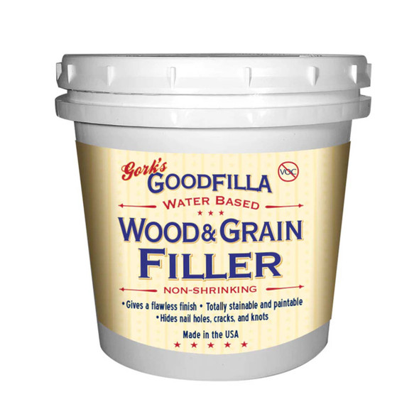 Goodfilla Water-Based Wood Filler Alder 64 Oz.